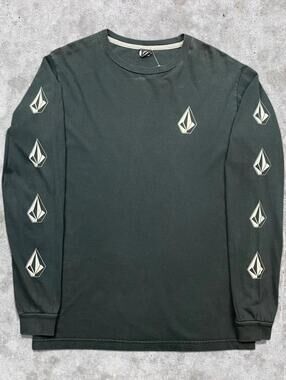2000's Volcom Tri-Hit Graphic Long Sleeve Shirt
